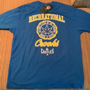 Original crooks & castles T shirt mens size large condition is new